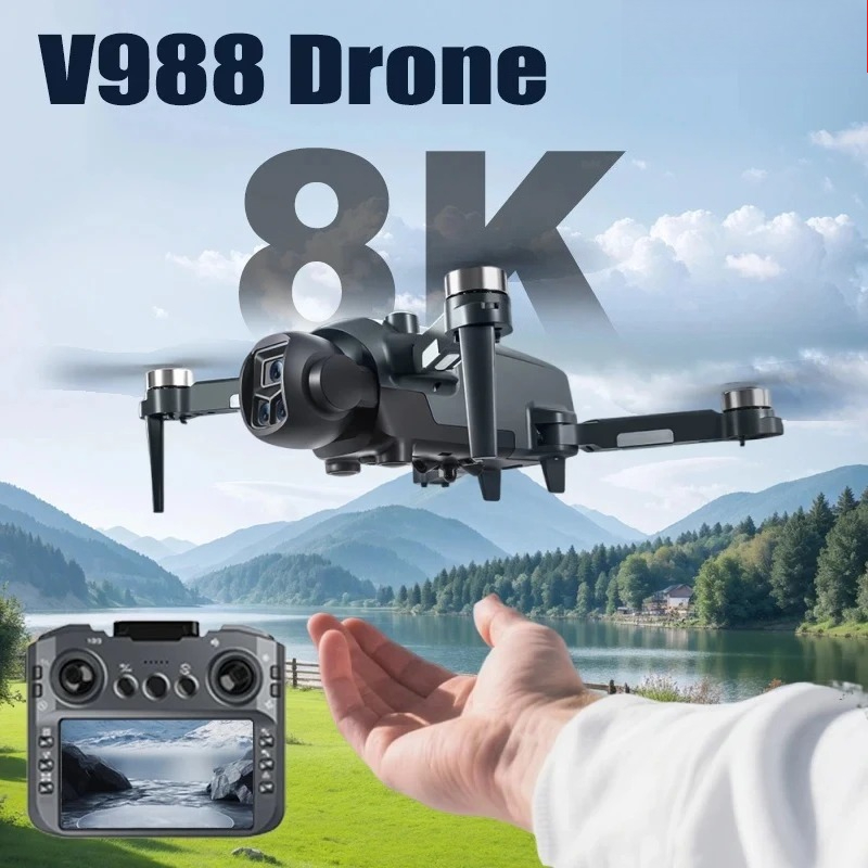 Drone Photogrammetry - Oryginalny dron V988 8K HD z